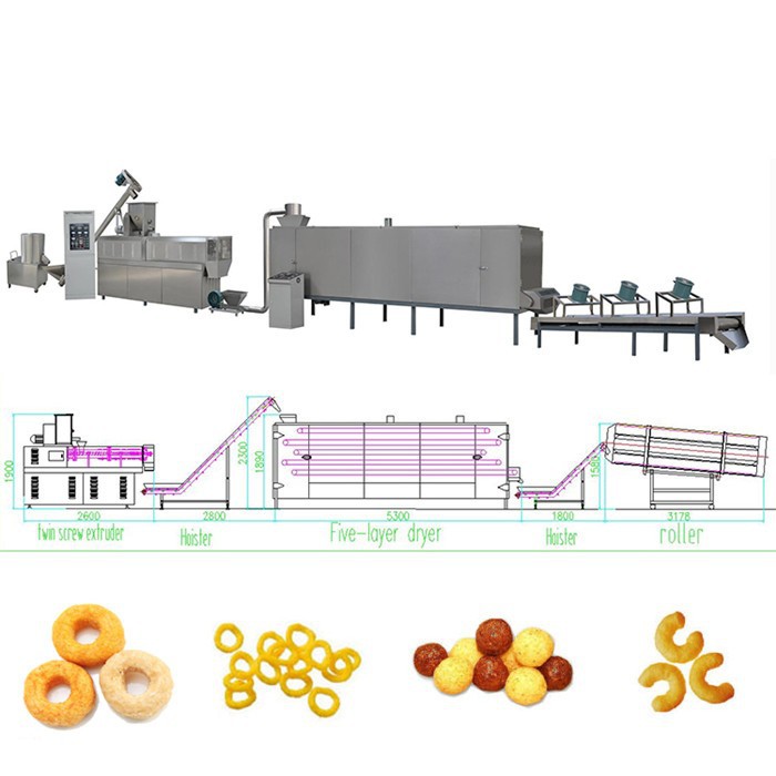 Extrusion Machines Snack Foods