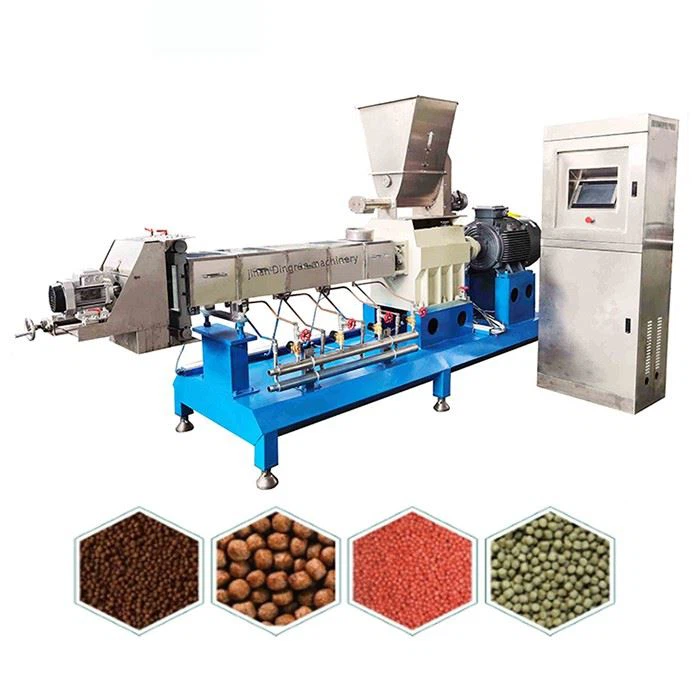 Fish Food Pellet Processing Line Making Extruder